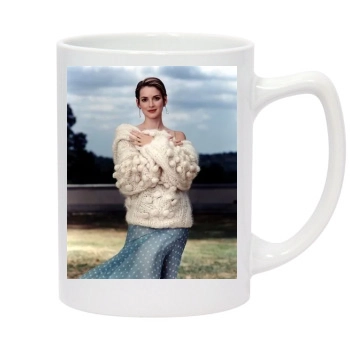 Winona Ryder 14oz White Statesman Mug