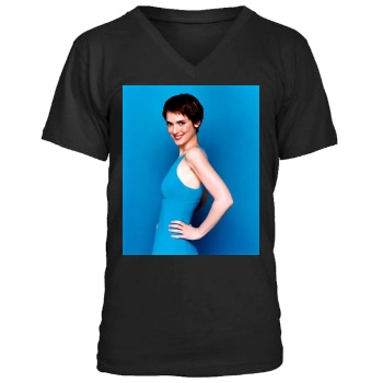 Winona Ryder Men's V-Neck T-Shirt