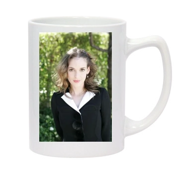 Winona Ryder 14oz White Statesman Mug