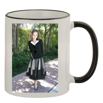 Winona Ryder 11oz Colored Rim & Handle Mug