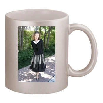 Winona Ryder 11oz Metallic Silver Mug