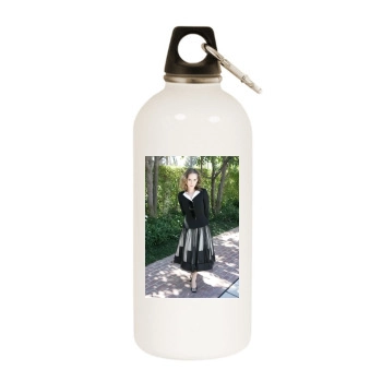 Winona Ryder White Water Bottle With Carabiner