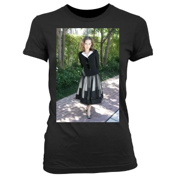 Winona Ryder Women's Junior Cut Crewneck T-Shirt