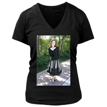 Winona Ryder Women's Deep V-Neck TShirt