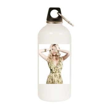 Bar Refaeli White Water Bottle With Carabiner