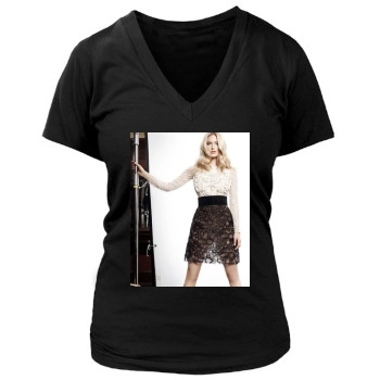 Bar Refaeli Women's Deep V-Neck TShirt