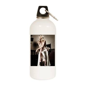 Bar Refaeli White Water Bottle With Carabiner