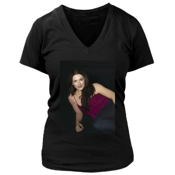 Bridget Regan Women's Deep V-Neck TShirt