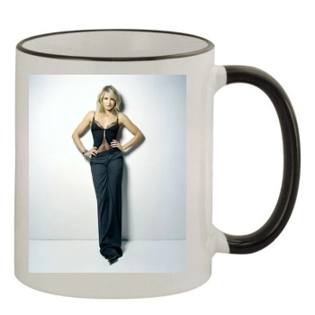 Cameron Diaz 11oz Colored Rim & Handle Mug