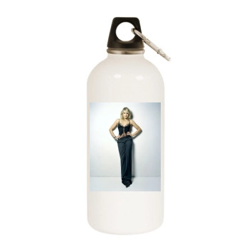 Cameron Diaz White Water Bottle With Carabiner