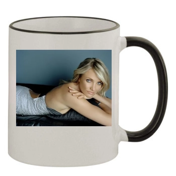 Cameron Diaz 11oz Colored Rim & Handle Mug