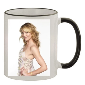 Cameron Diaz 11oz Colored Rim & Handle Mug