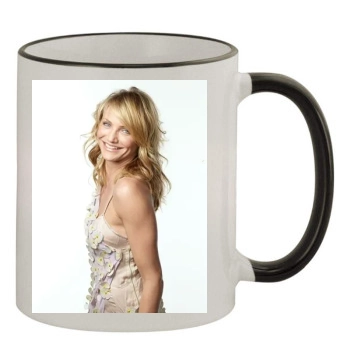 Cameron Diaz 11oz Colored Rim & Handle Mug