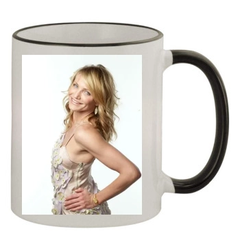 Cameron Diaz 11oz Colored Rim & Handle Mug