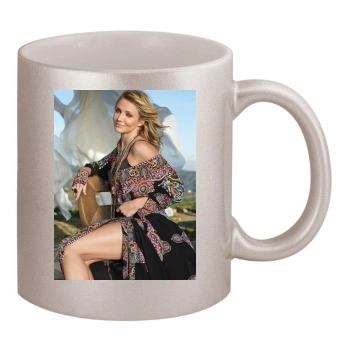 Cameron Diaz 11oz Metallic Silver Mug