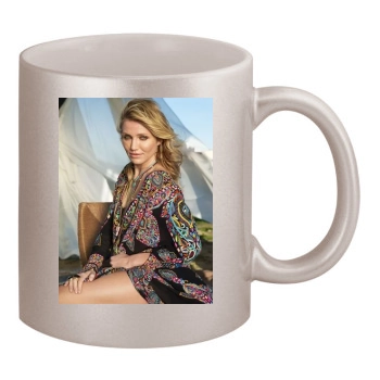 Cameron Diaz 11oz Metallic Silver Mug