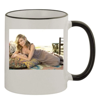 Cameron Diaz 11oz Colored Rim & Handle Mug