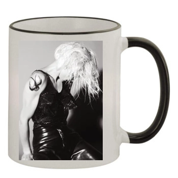 Cameron Diaz 11oz Colored Rim & Handle Mug