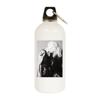 Cameron Diaz White Water Bottle With Carabiner