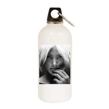 Cameron Diaz White Water Bottle With Carabiner