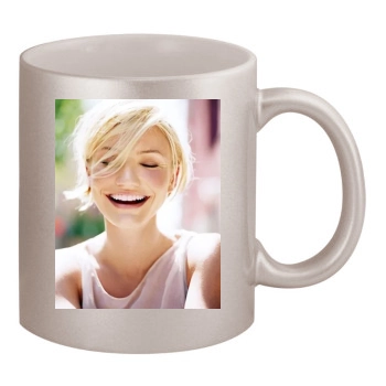 Cameron Diaz 11oz Metallic Silver Mug