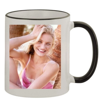 Cameron Diaz 11oz Colored Rim & Handle Mug