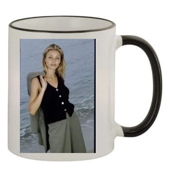 Cameron Diaz 11oz Colored Rim & Handle Mug