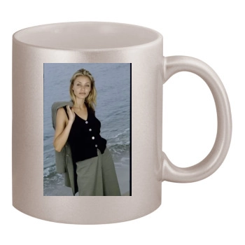 Cameron Diaz 11oz Metallic Silver Mug