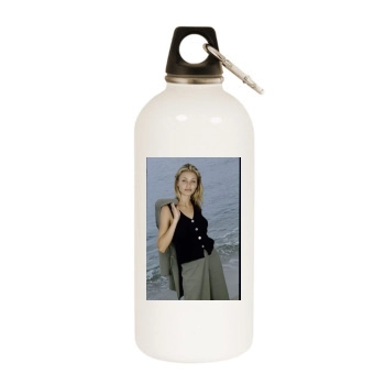 Cameron Diaz White Water Bottle With Carabiner