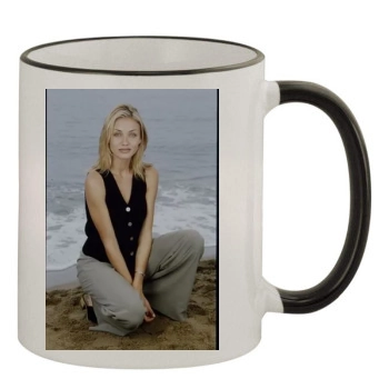 Cameron Diaz 11oz Colored Rim & Handle Mug