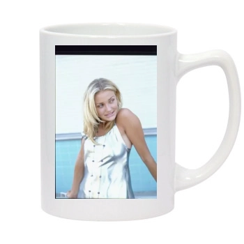 Cameron Diaz 14oz White Statesman Mug