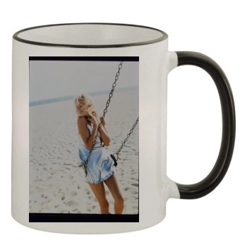 Cameron Diaz 11oz Colored Rim & Handle Mug