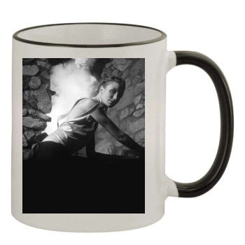 Cameron Diaz 11oz Colored Rim & Handle Mug