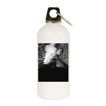 Cameron Diaz White Water Bottle With Carabiner