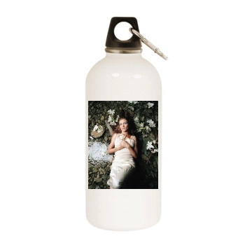 Cameron Diaz White Water Bottle With Carabiner