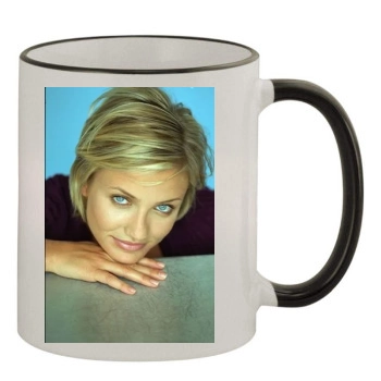 Cameron Diaz 11oz Colored Rim & Handle Mug