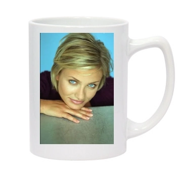 Cameron Diaz 14oz White Statesman Mug