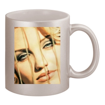 Cameron Diaz 11oz Metallic Silver Mug