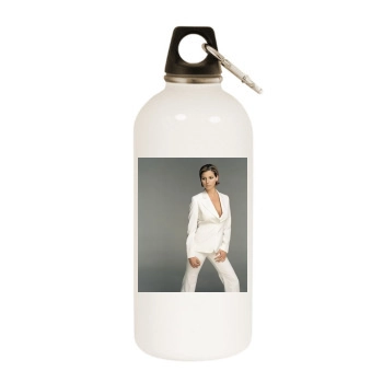 Charisma Carpenter White Water Bottle With Carabiner