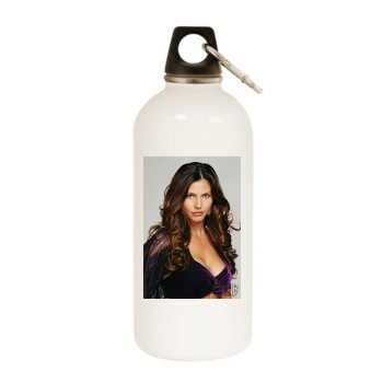 Charisma Carpenter White Water Bottle With Carabiner