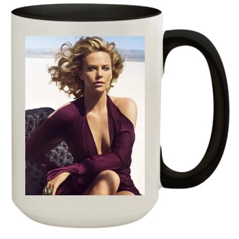 Charlize Theron 15oz Colored Inner & Handle Mug