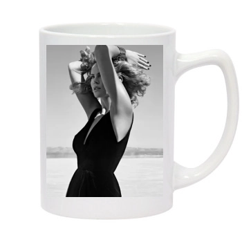 Charlize Theron 14oz White Statesman Mug