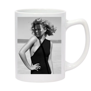 Charlize Theron 14oz White Statesman Mug