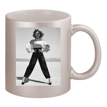 Charlize Theron 11oz Metallic Silver Mug