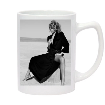 Charlize Theron 14oz White Statesman Mug