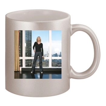 Charlize Theron 11oz Metallic Silver Mug