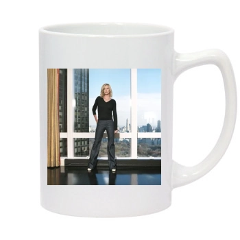 Charlize Theron 14oz White Statesman Mug