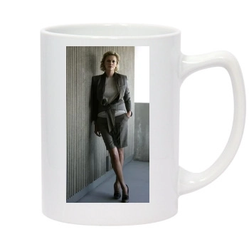 Charlize Theron 14oz White Statesman Mug