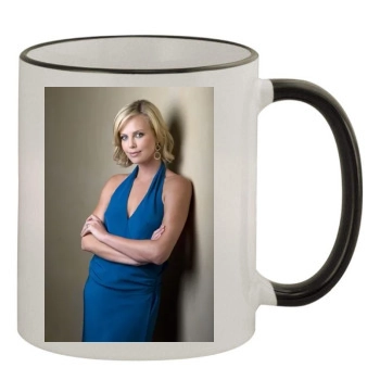 Charlize Theron 11oz Colored Rim & Handle Mug