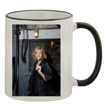 Charlize Theron 11oz Colored Rim & Handle Mug